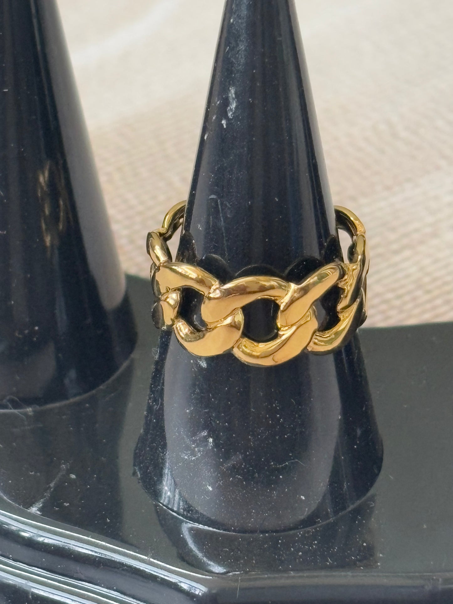 Golden Cuff shape Ring