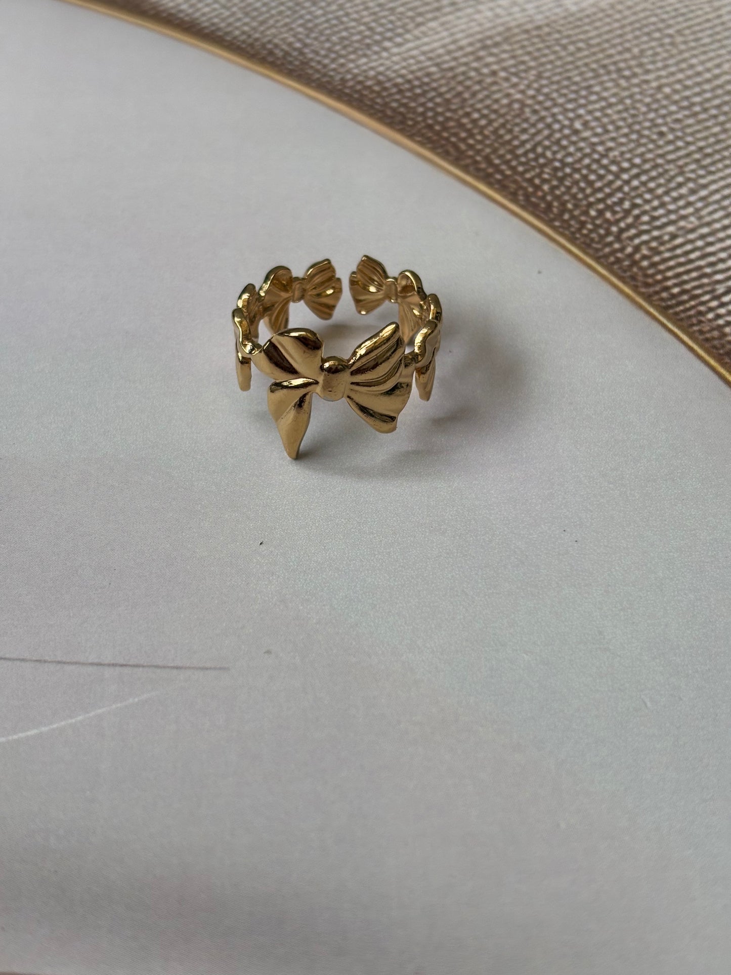 Golden Bow ring