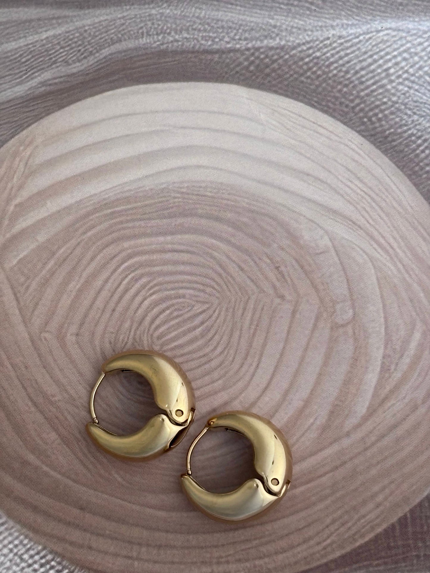 Chunky Plain Basket hoops