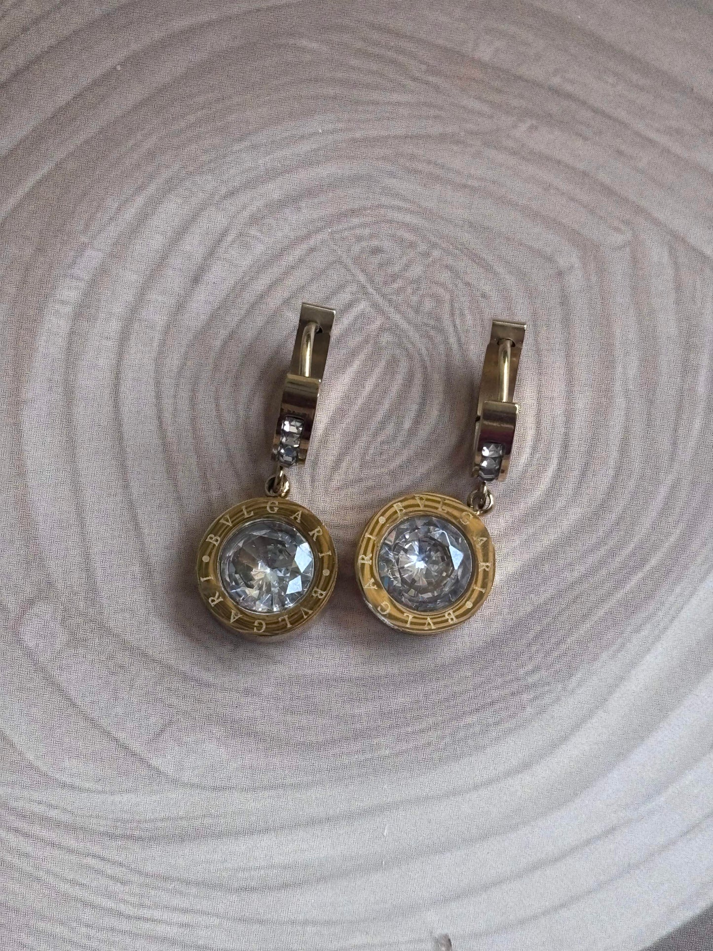 Studded Bulgary Inspired Earrings