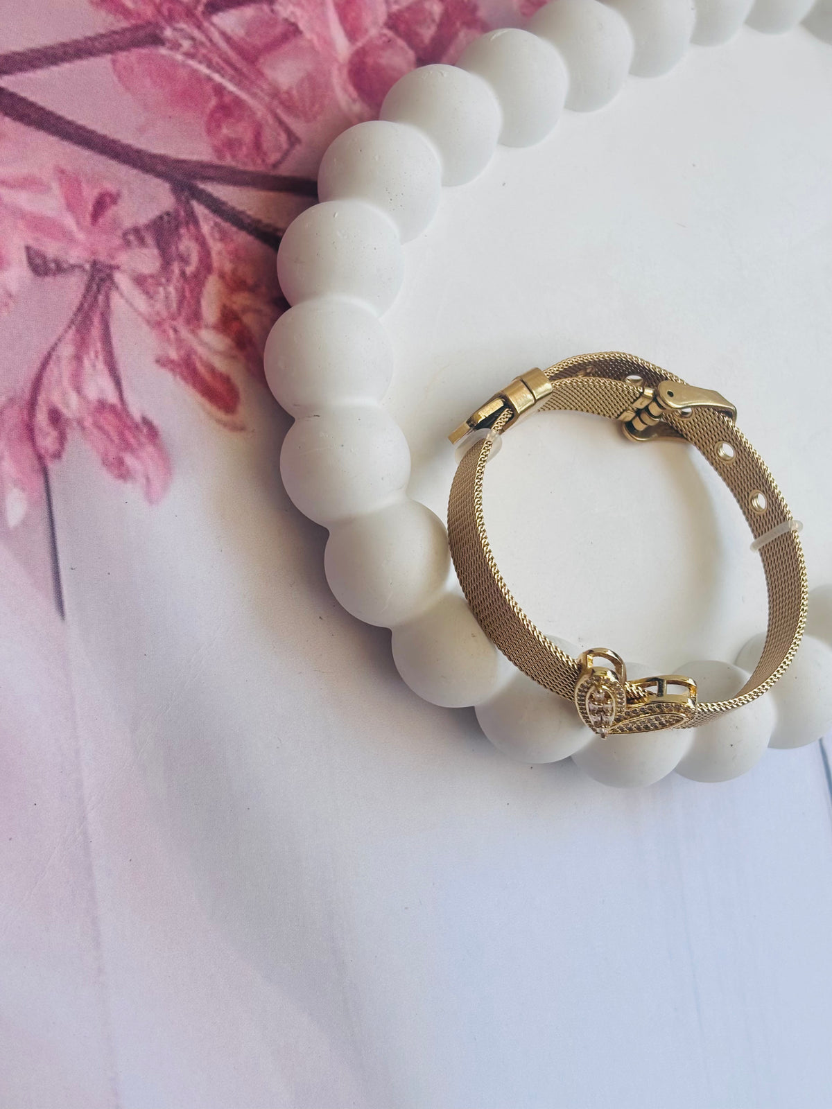 Zircon Heart belt bracelets