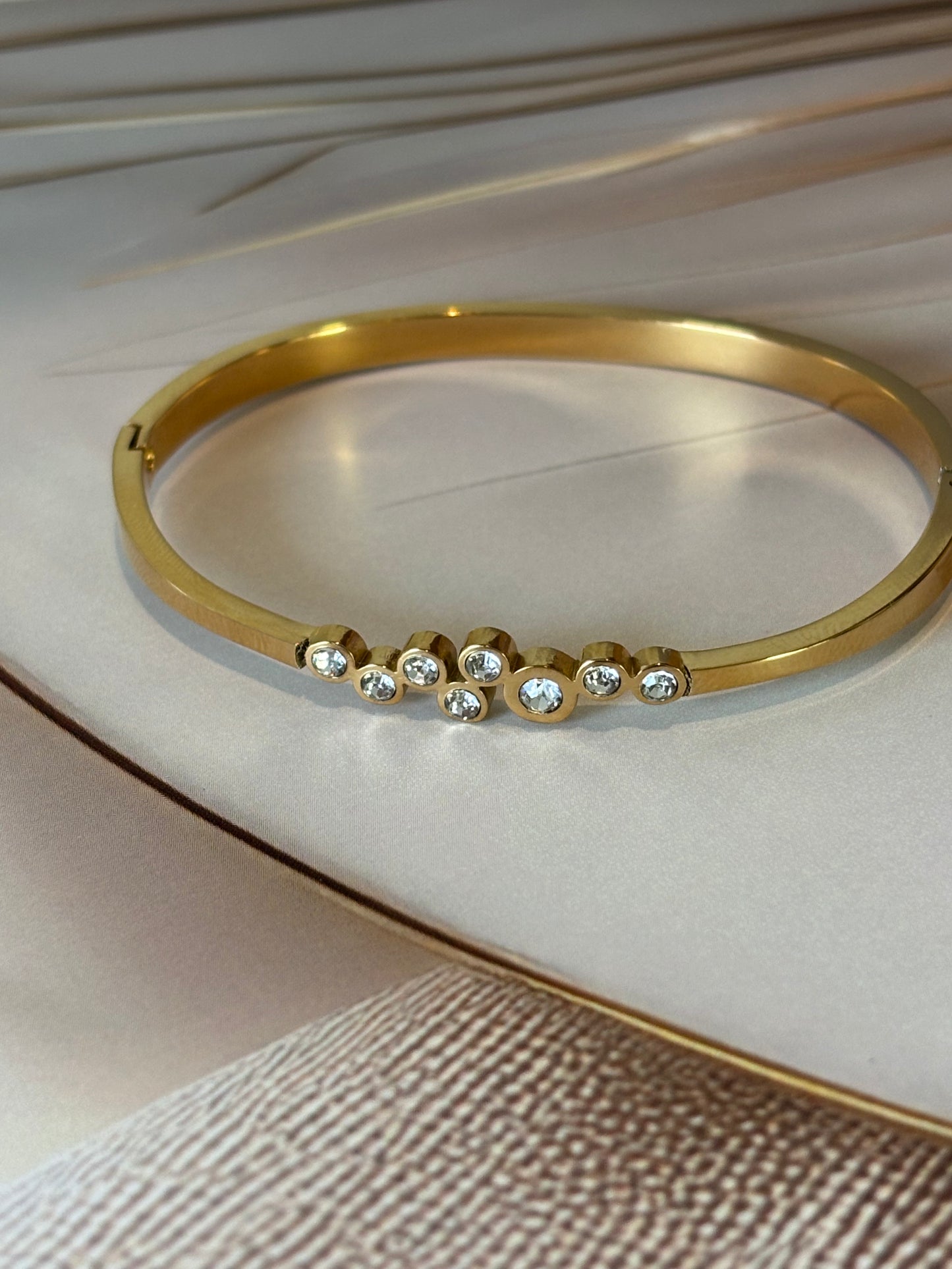 Golden AD Stone Dna Bracelet
