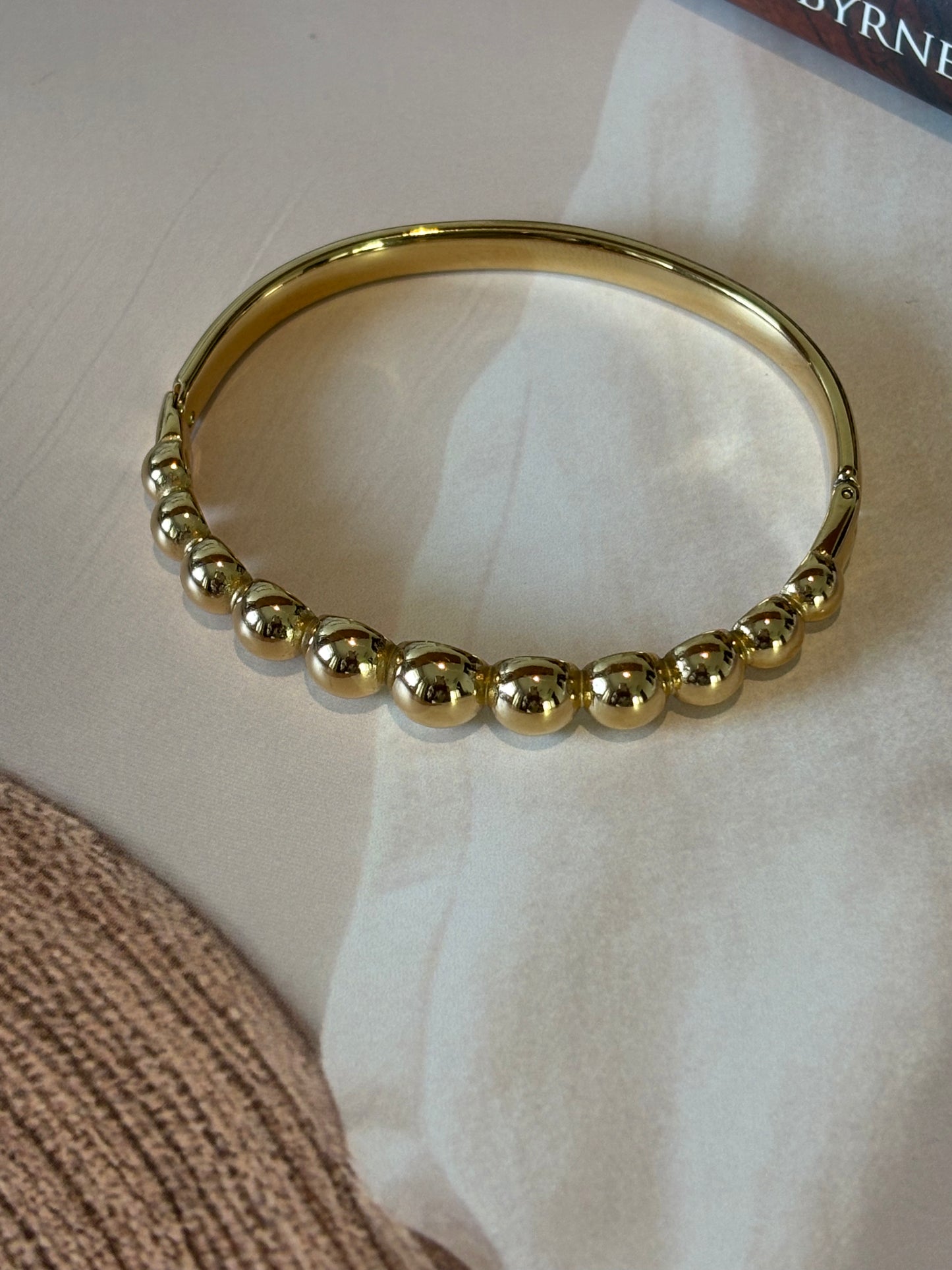Golden Ball Bangle design Bracelet