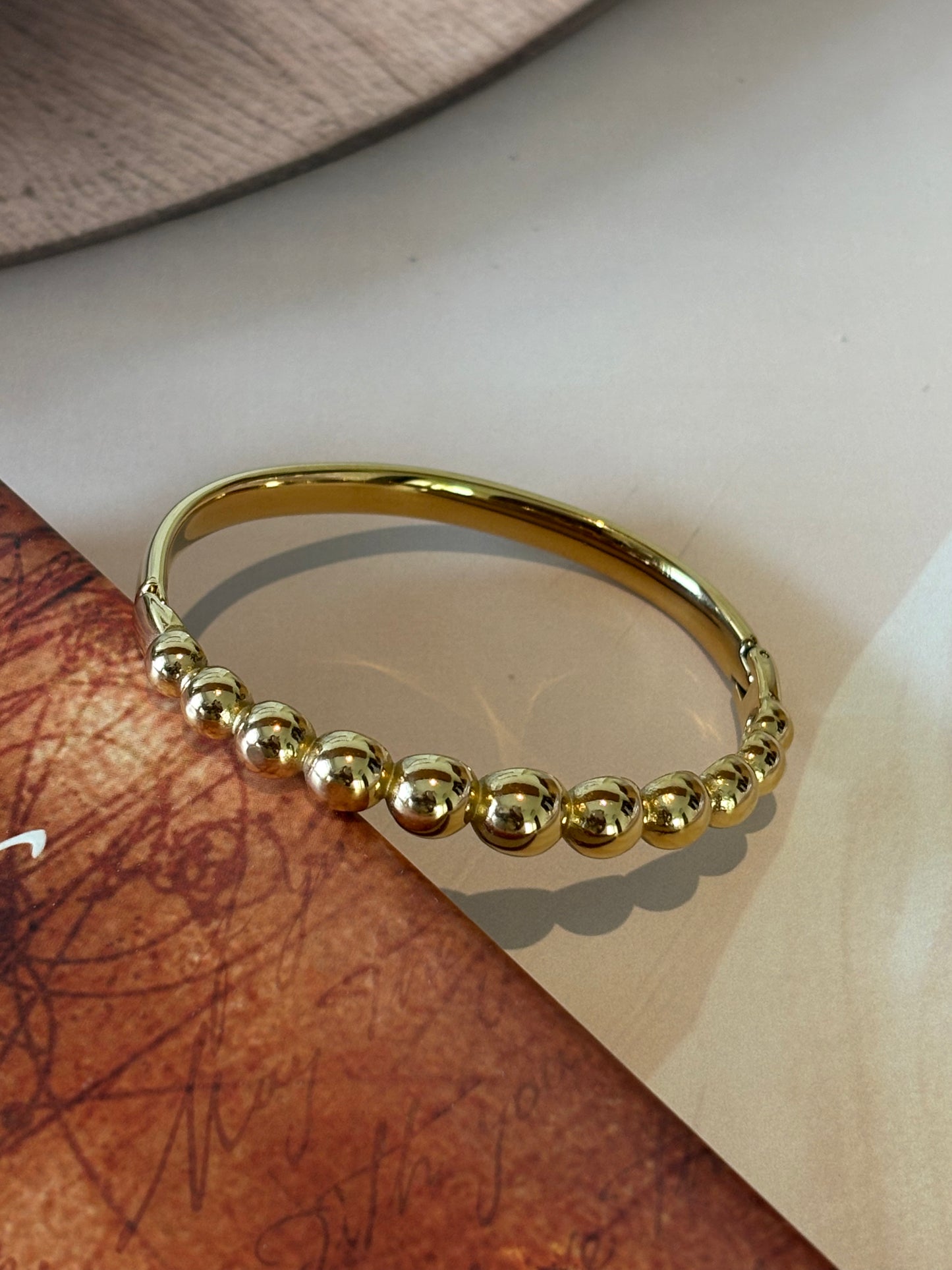 Golden Ball Bangle design Bracelet