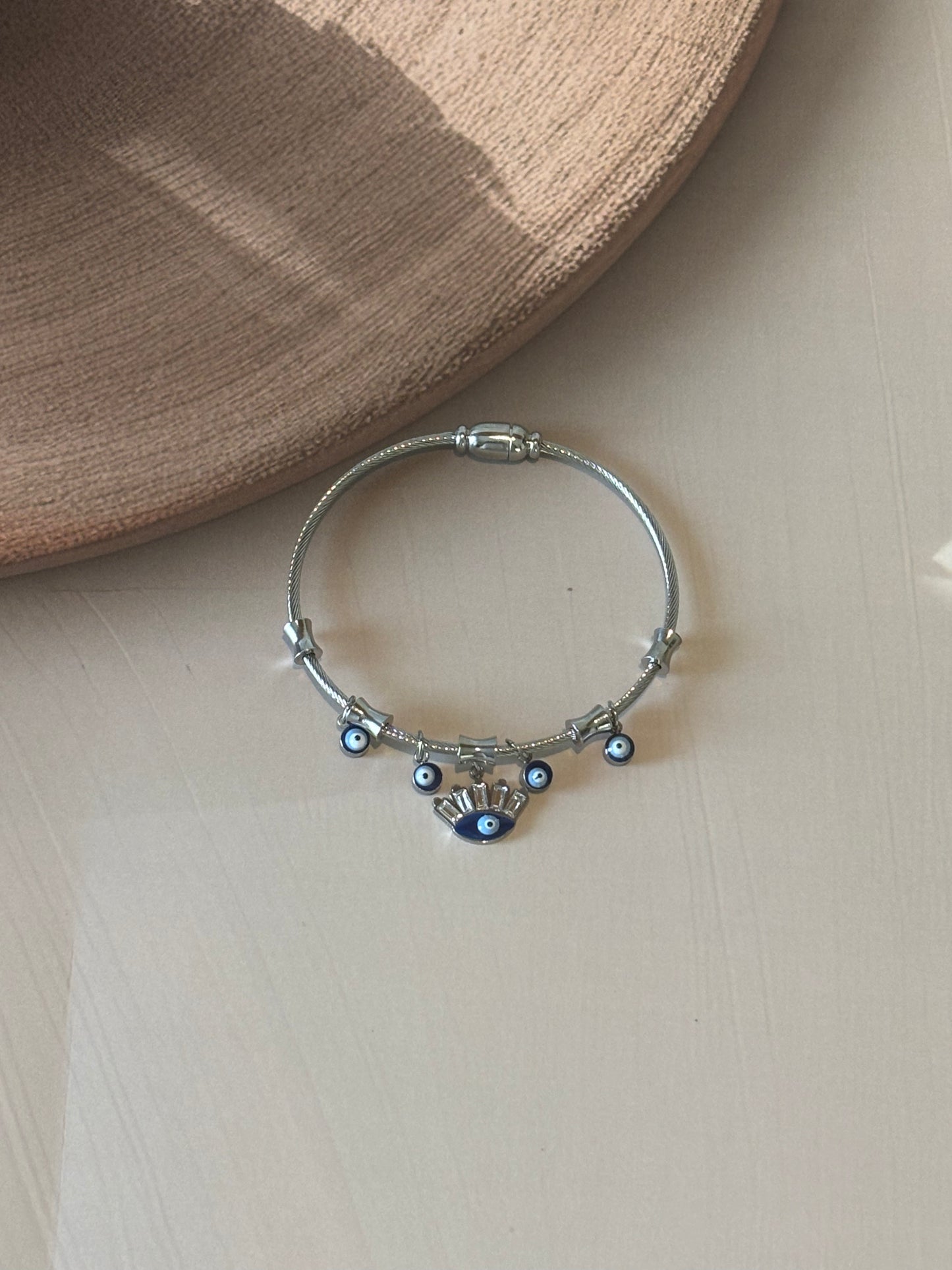 Evil eye charms bracelet