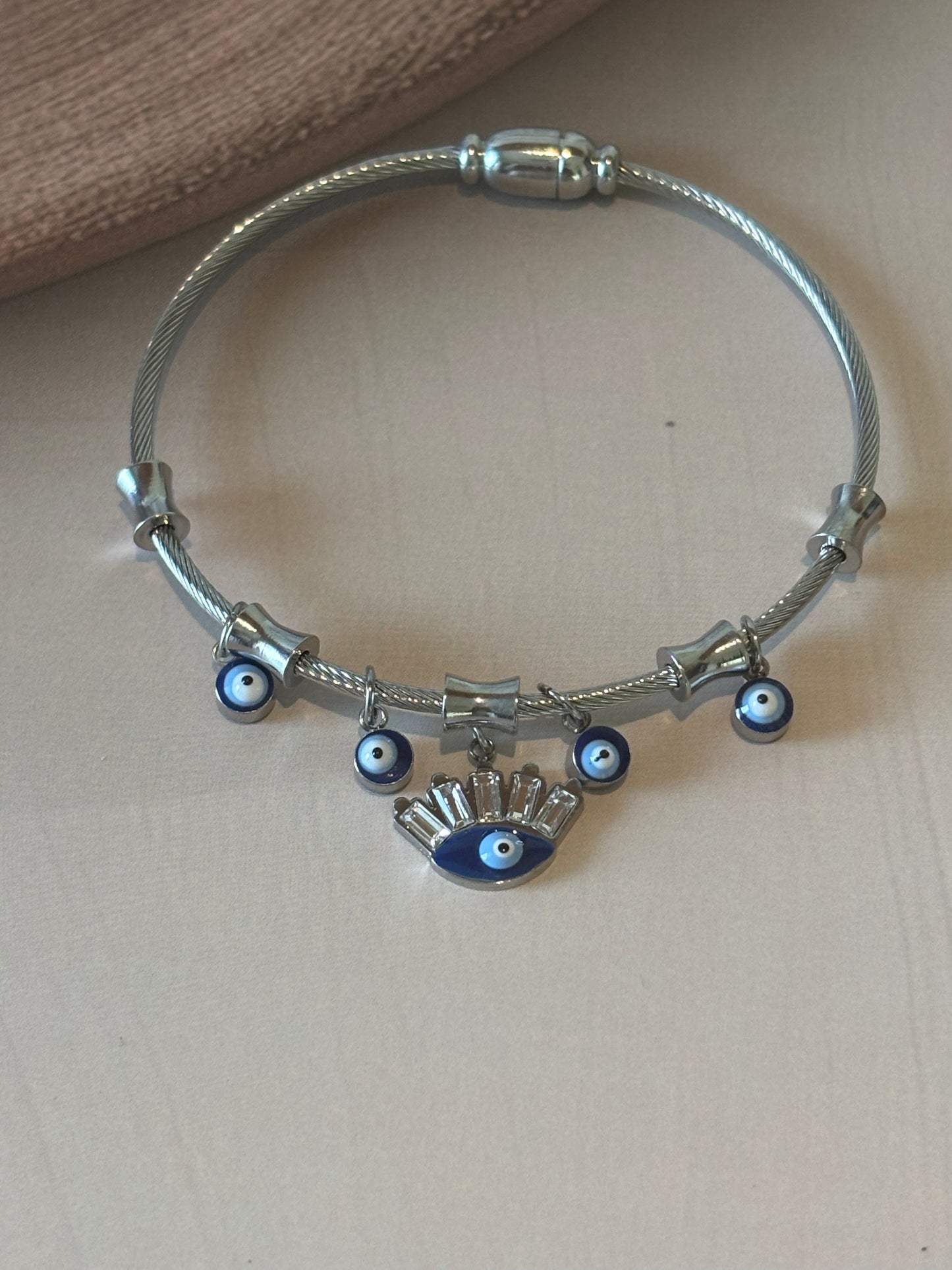 Evil eye charms bracelet