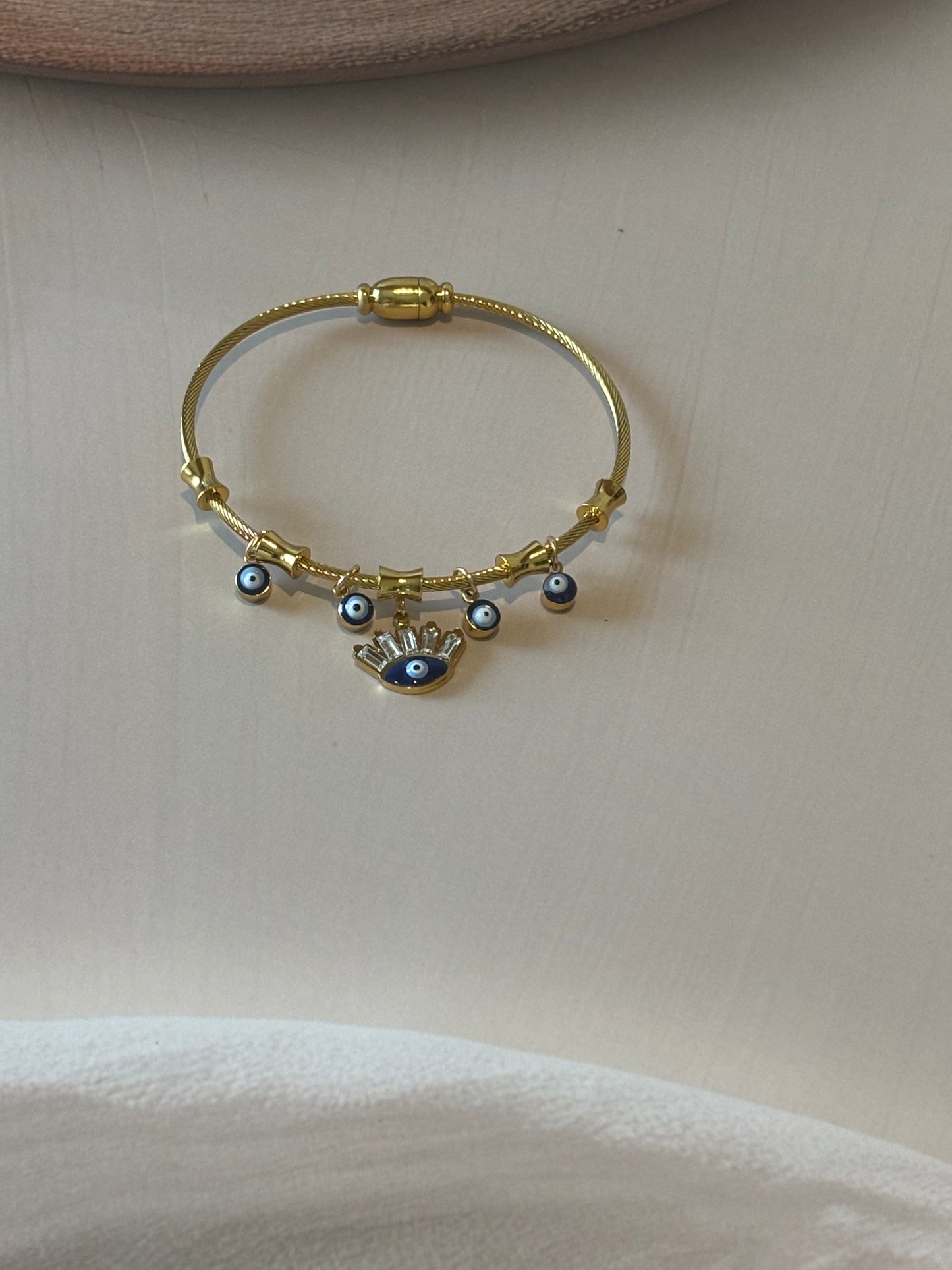 Evil eye charms bracelet