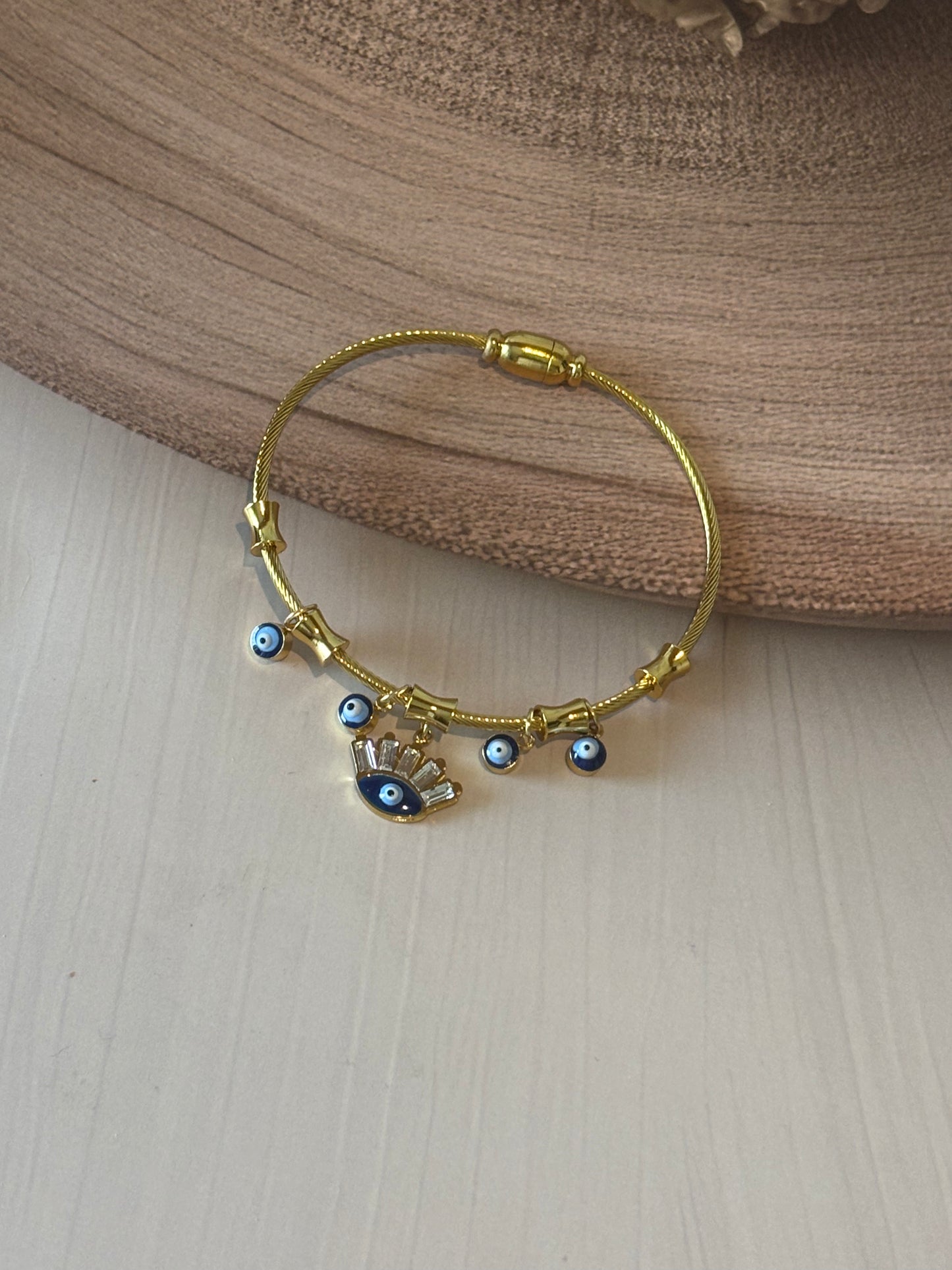 Evil eye charms bracelet
