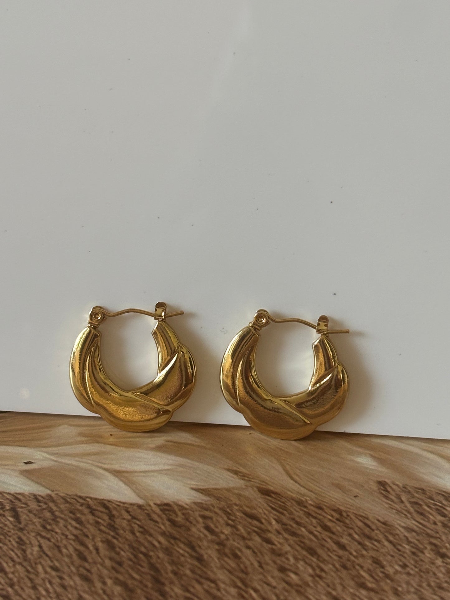 Golden basket hoops
