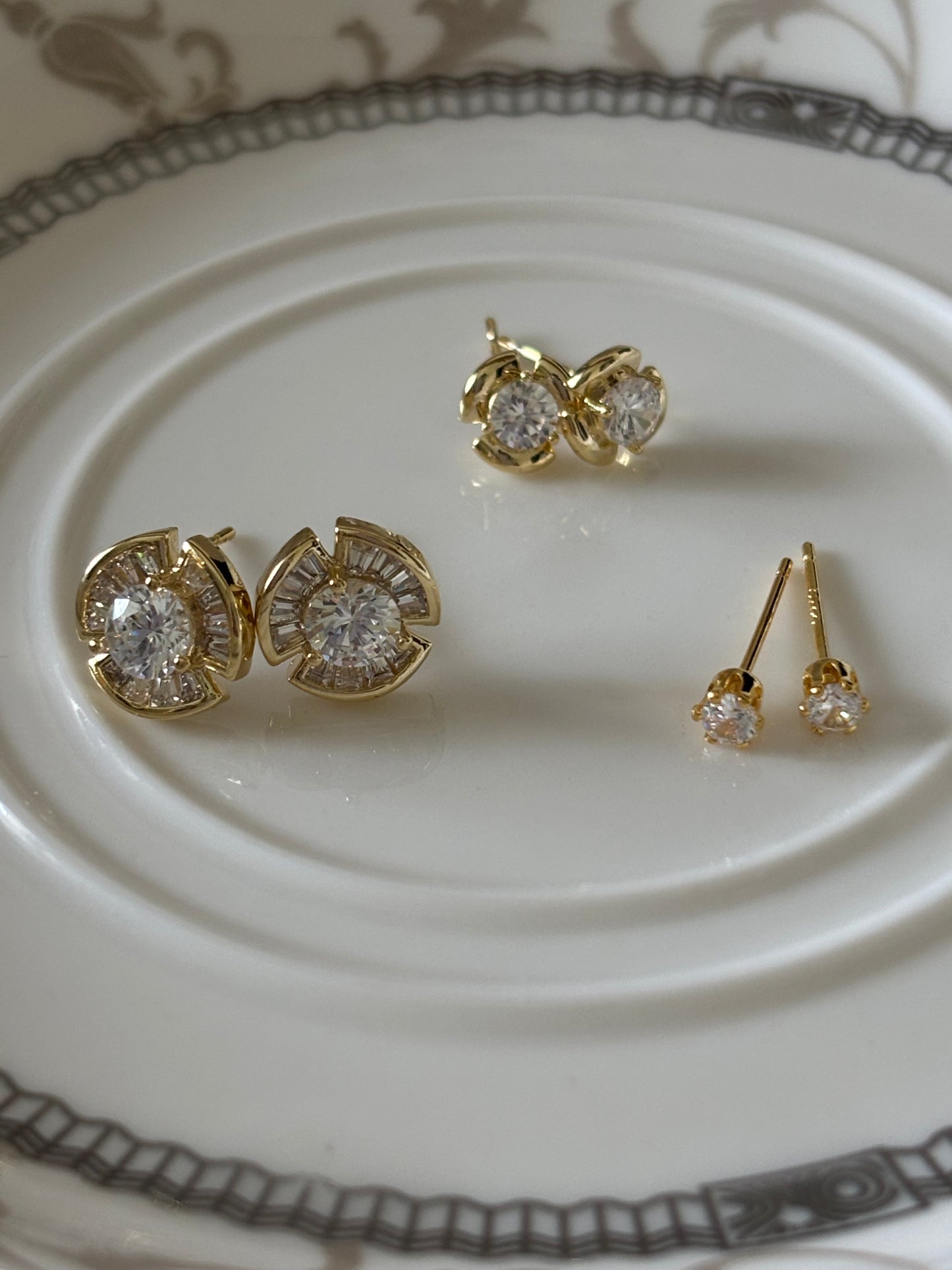 COMBO 3 Round AD studs
