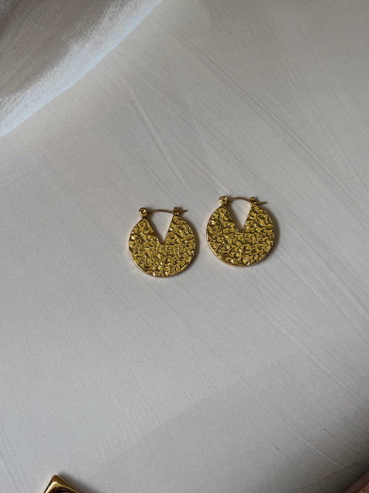 Golden Pizza cut hoops