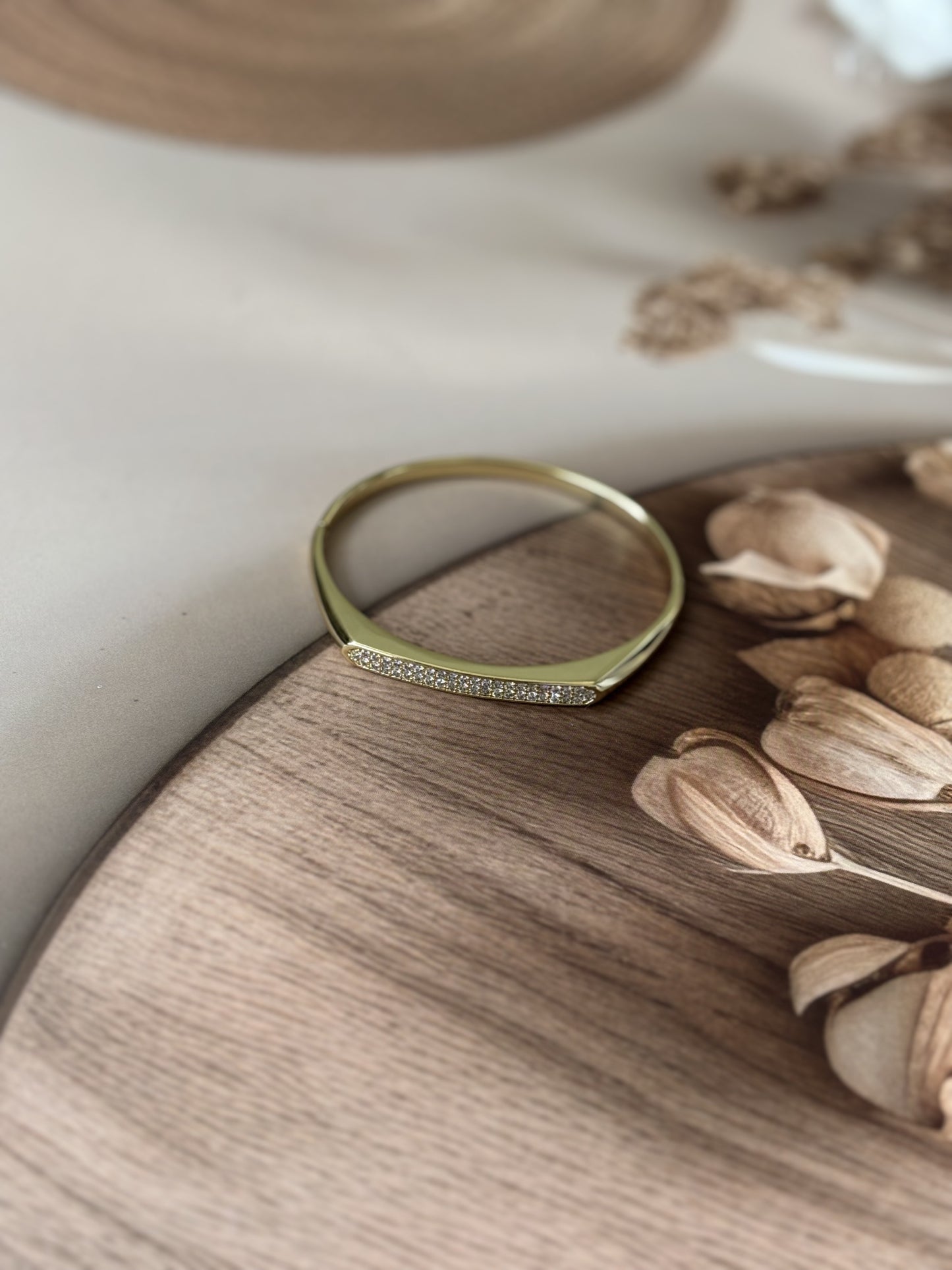 Golden Rectangle studded bracelet