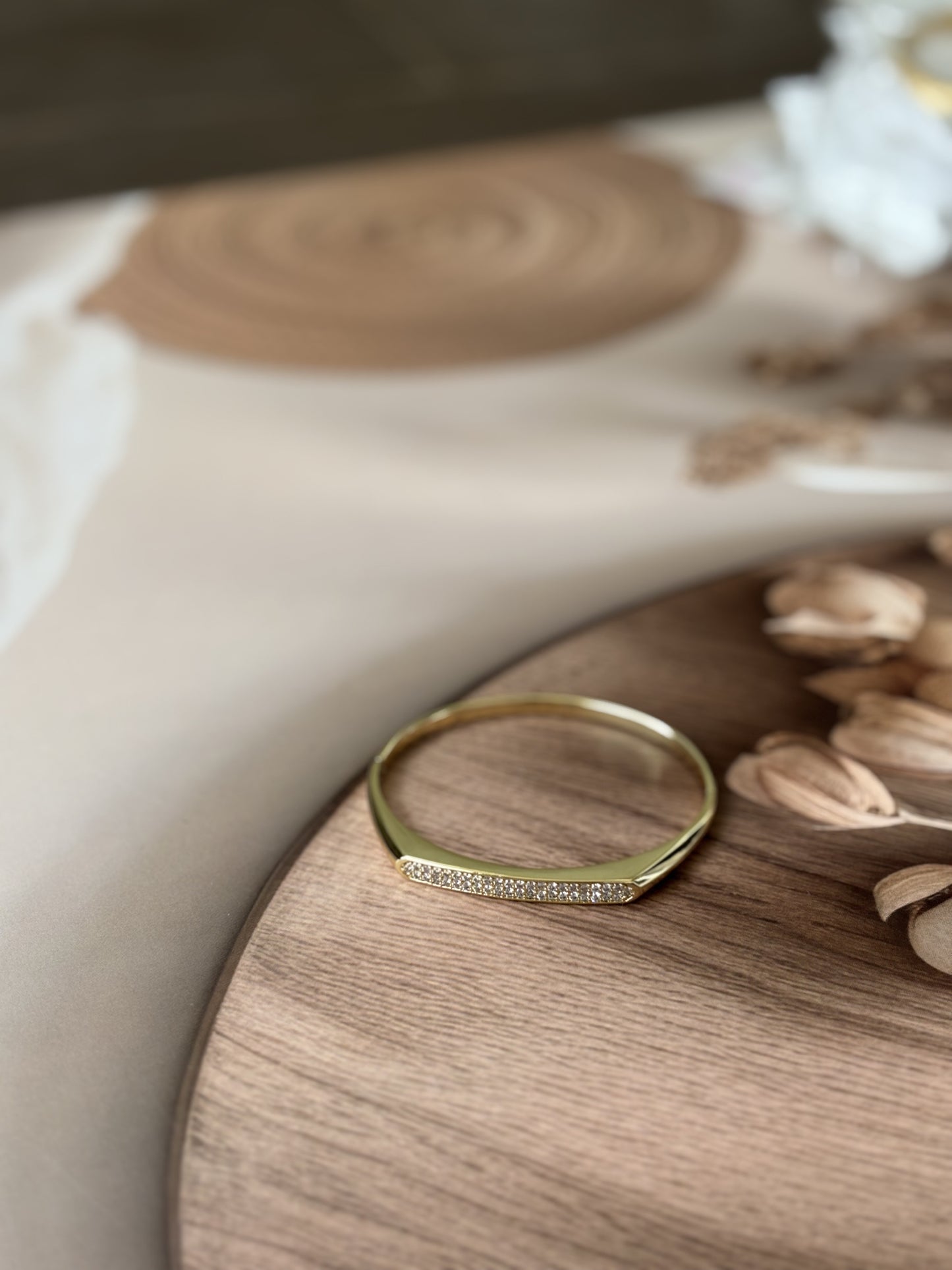 Golden Rectangle studded bracelet