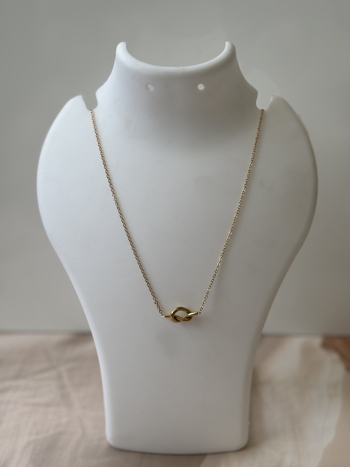 Golden Knot Necklace