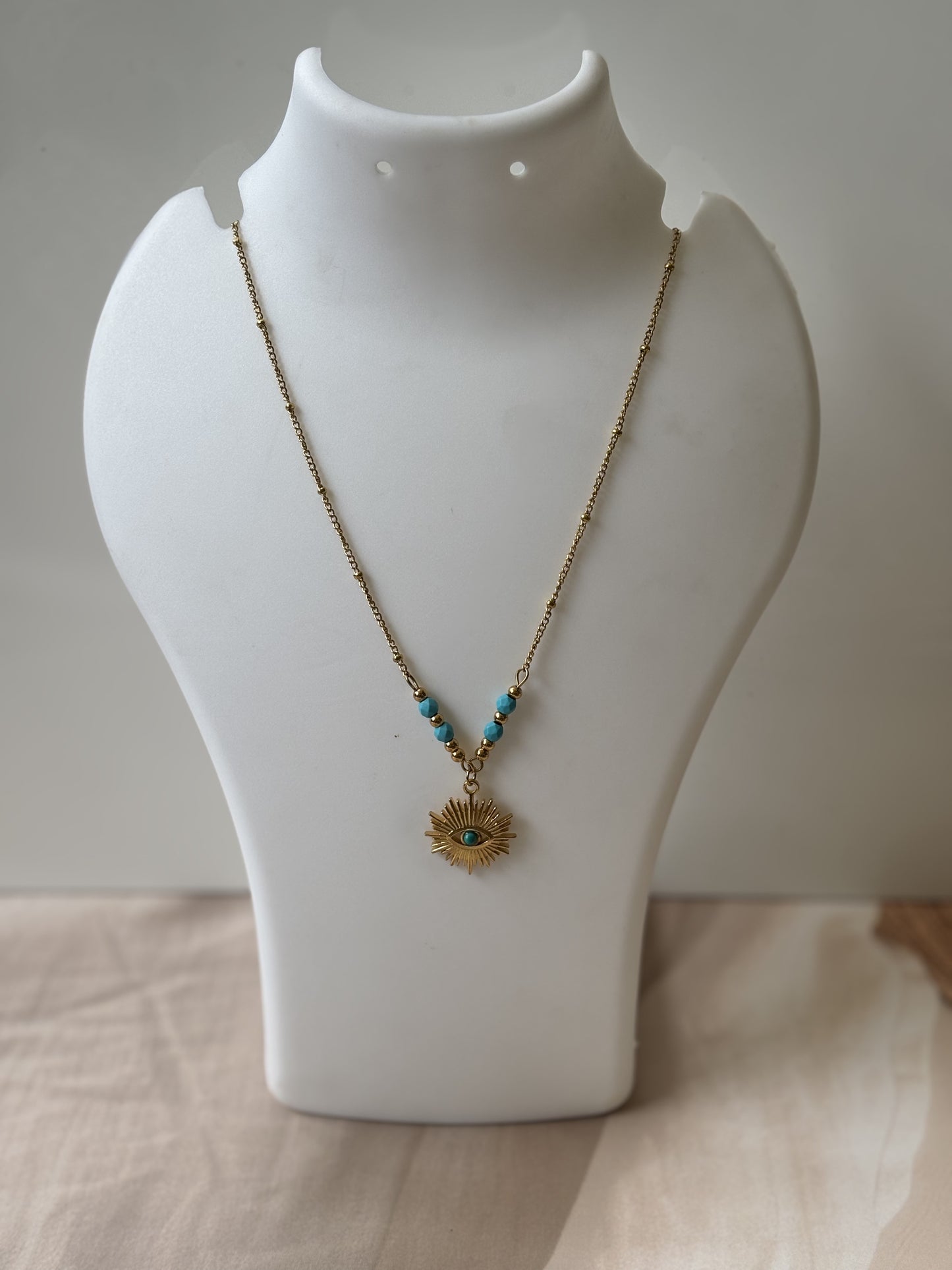 Golden Evil-eye Necklace