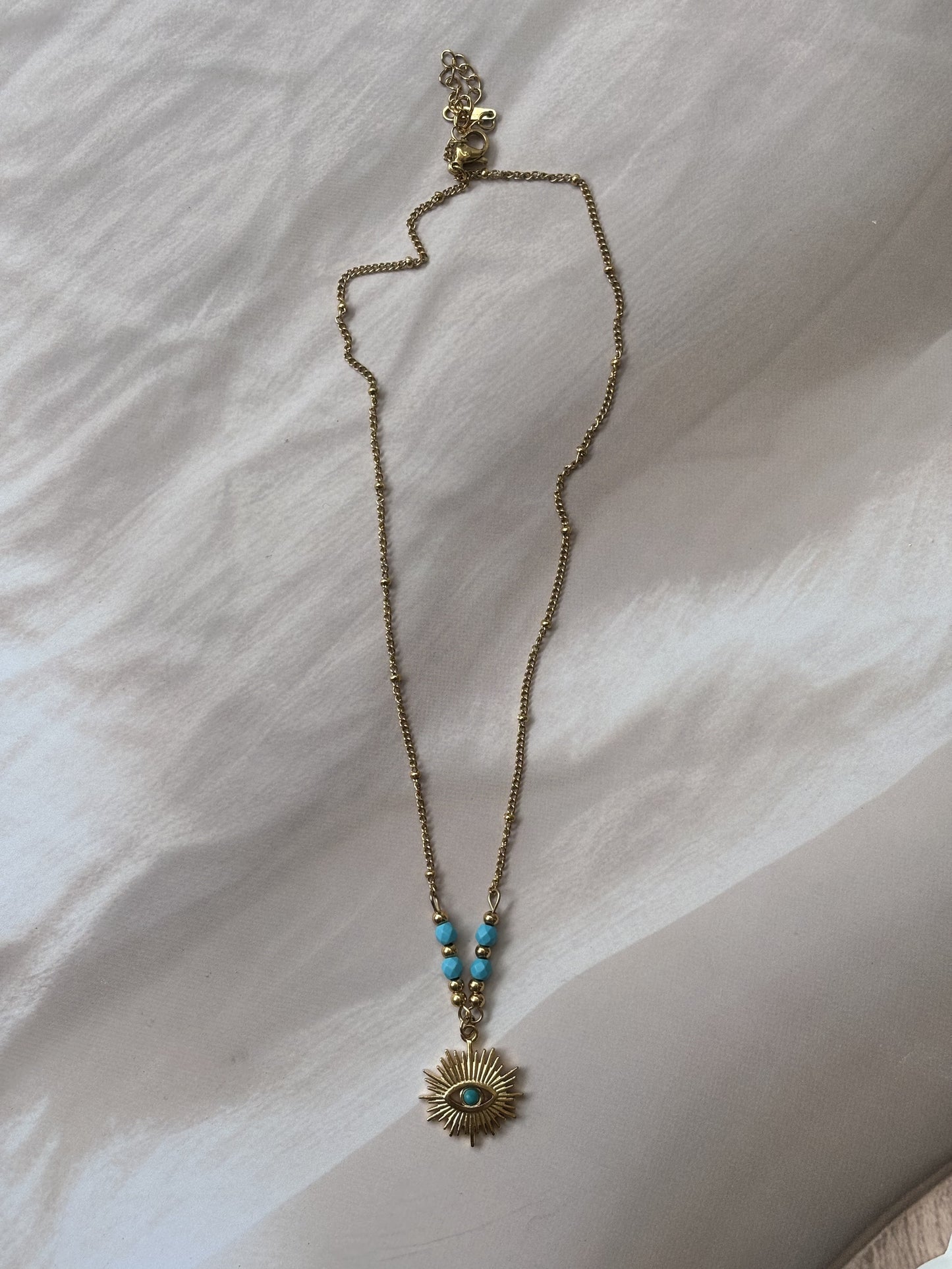 Golden Evil-eye Necklace