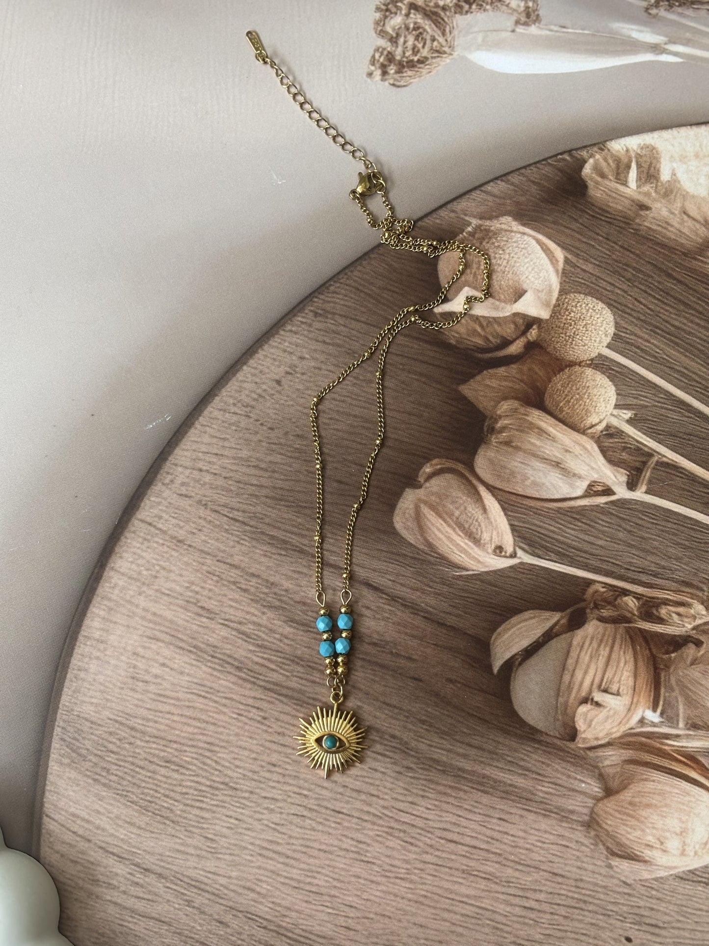 Golden Evil-eye Necklace