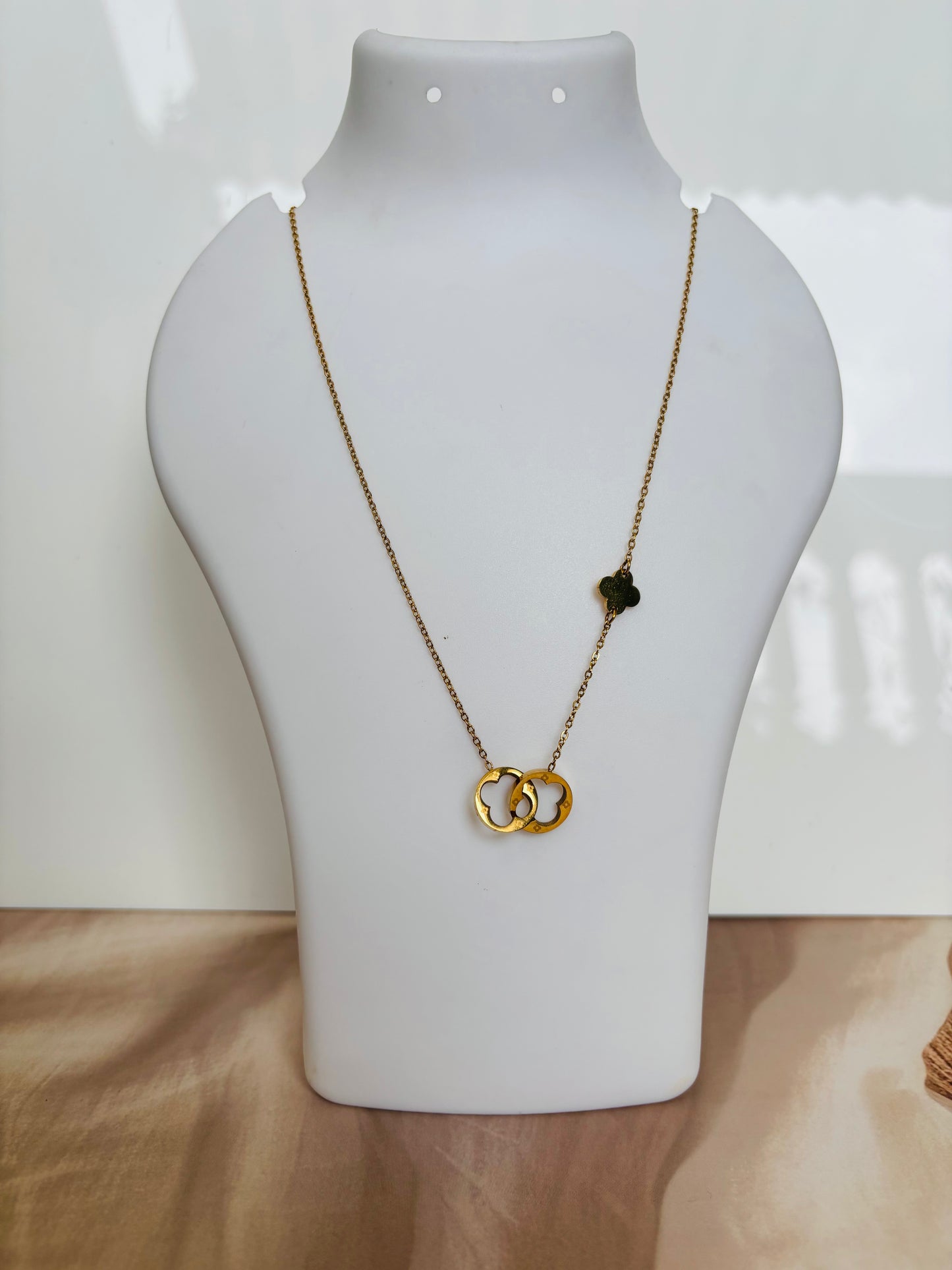 Golden Roman Intercept Necklace design