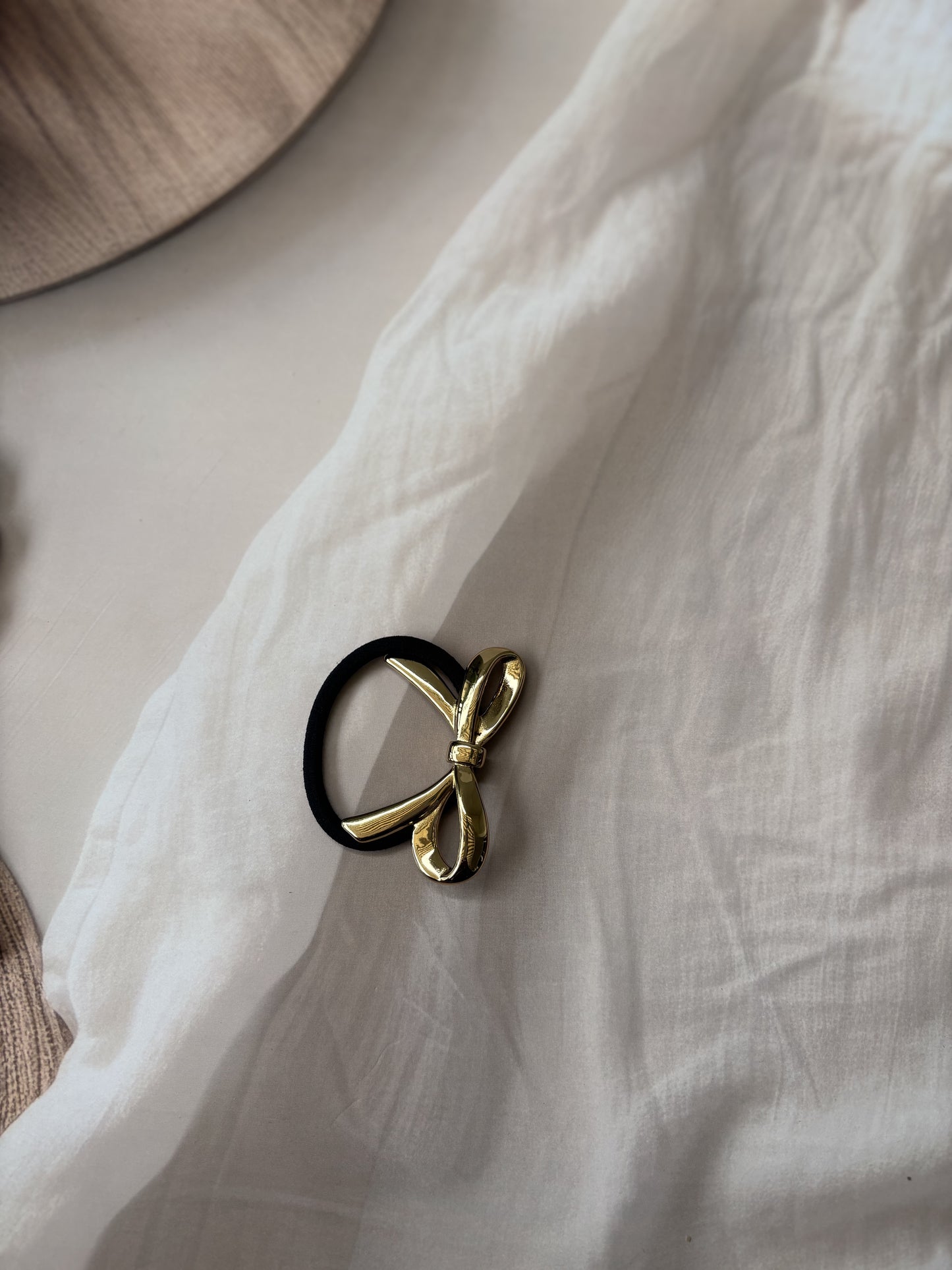 Bow shape hair tie