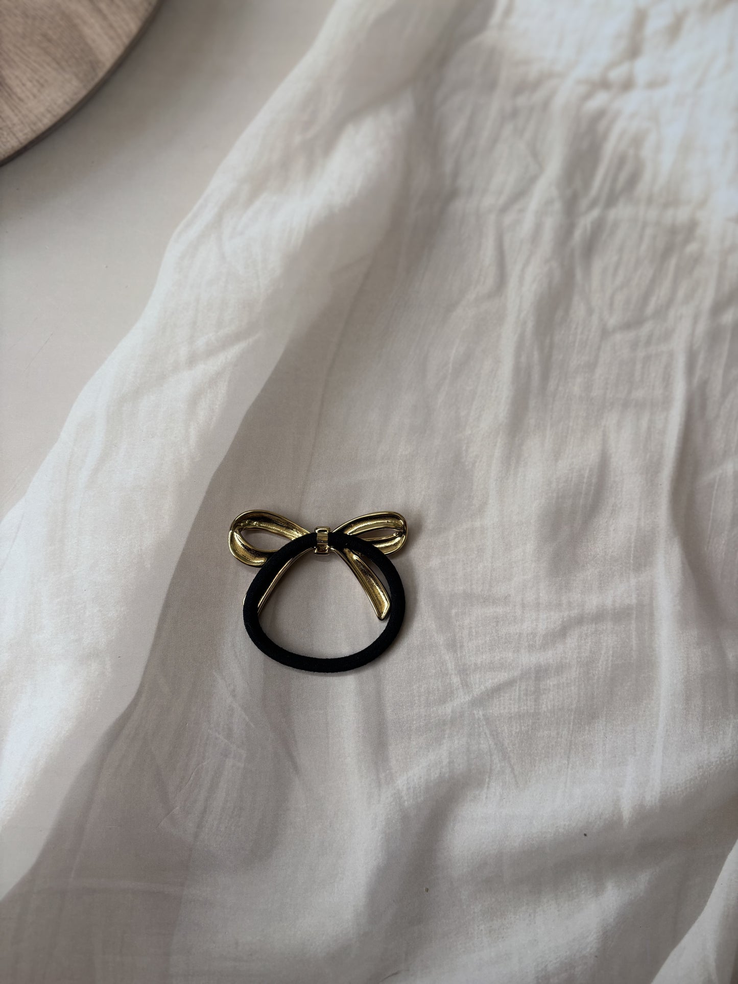 Bow shape hair tie