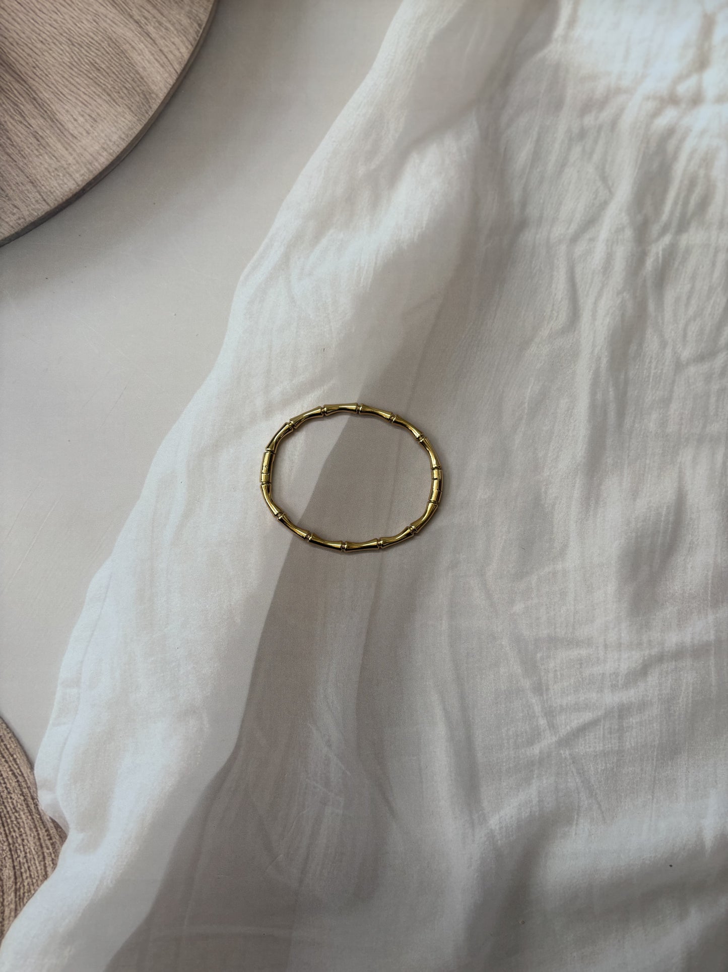 Golden bamboo bracelet kada