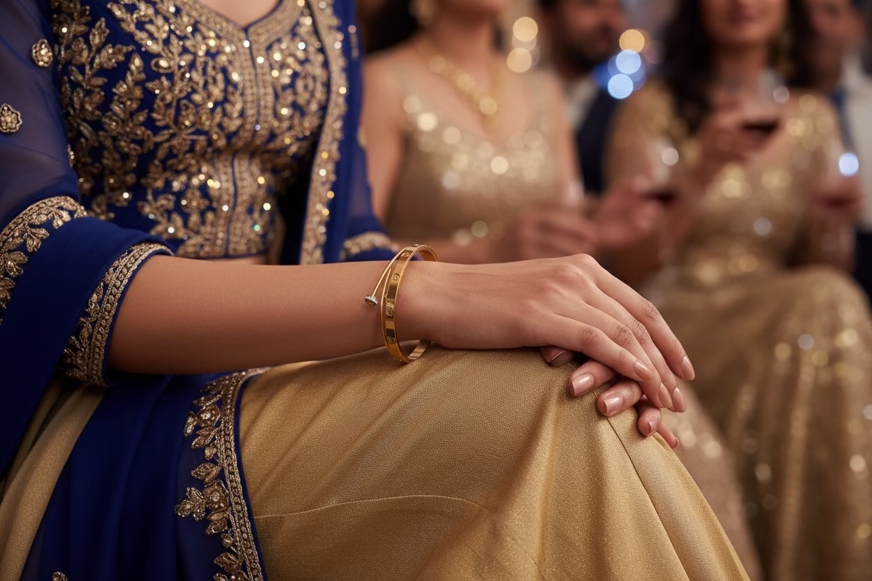 Classy me Bangle with nail kada