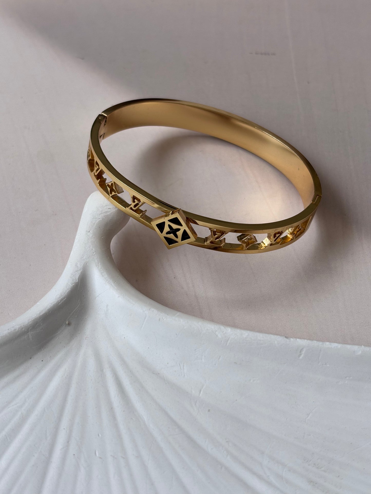 Black X.L.V. Bracelet Kada