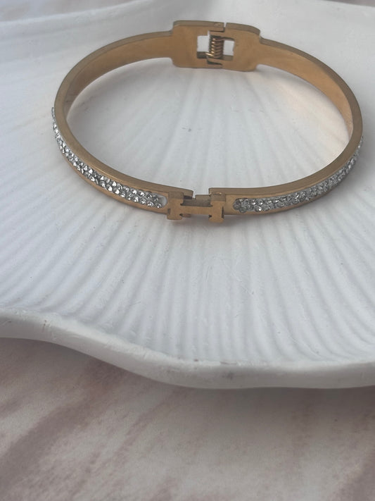 H Studded openable kada