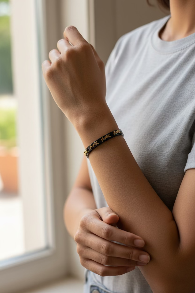Sleeky Black sleek kada