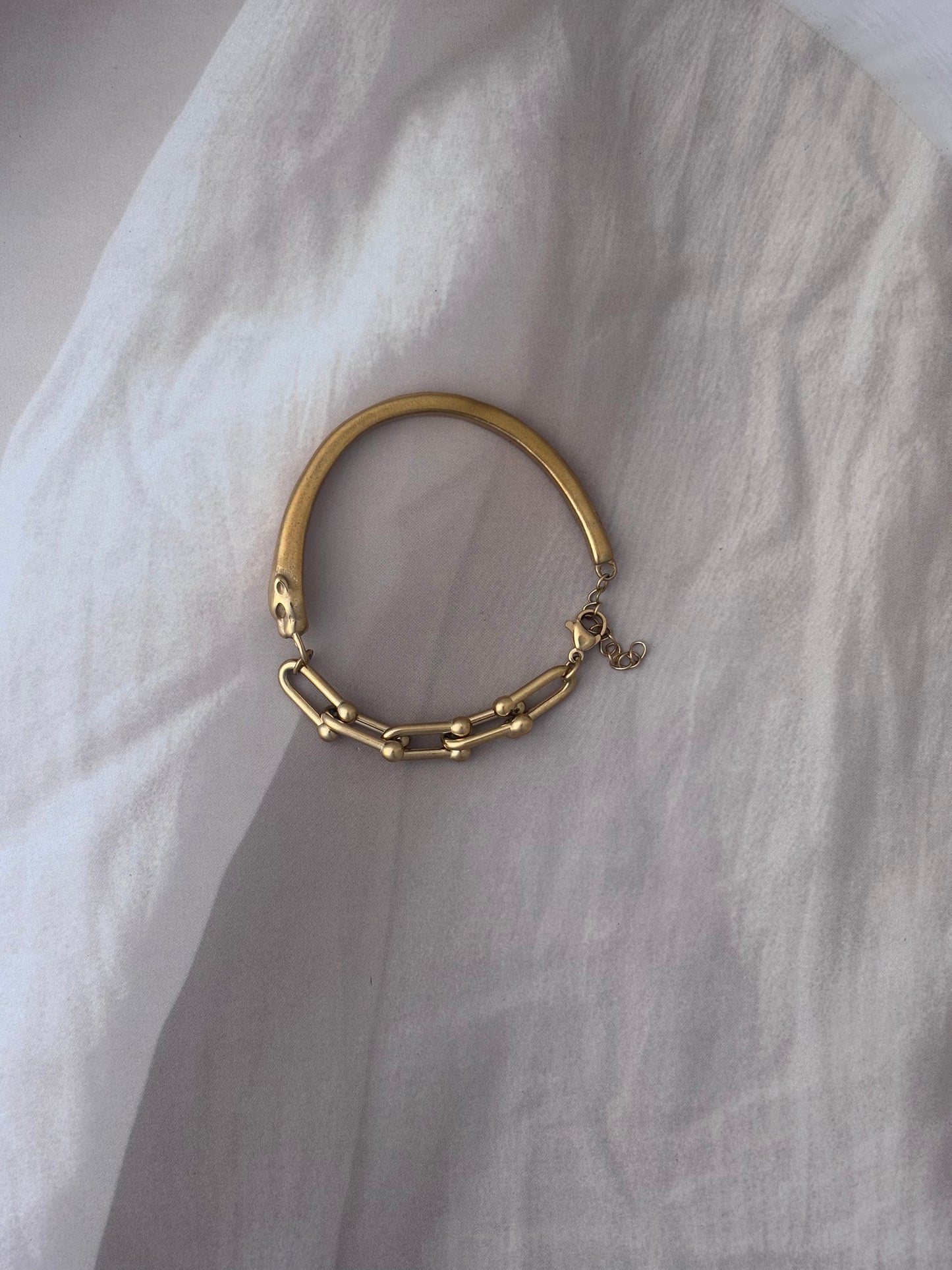 Half n Half chain bangle kada