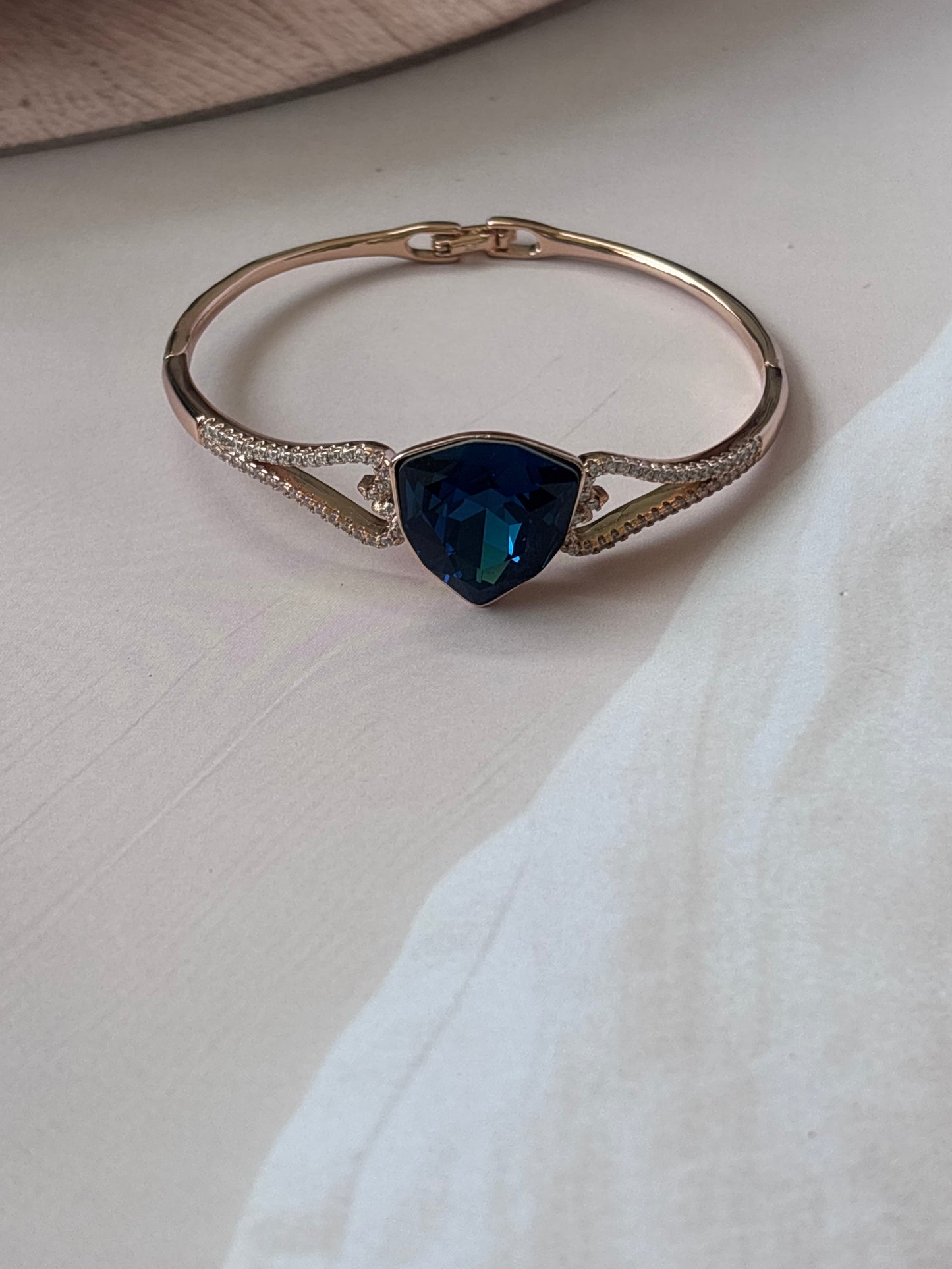 Bella Blue stone Bracelet Kada