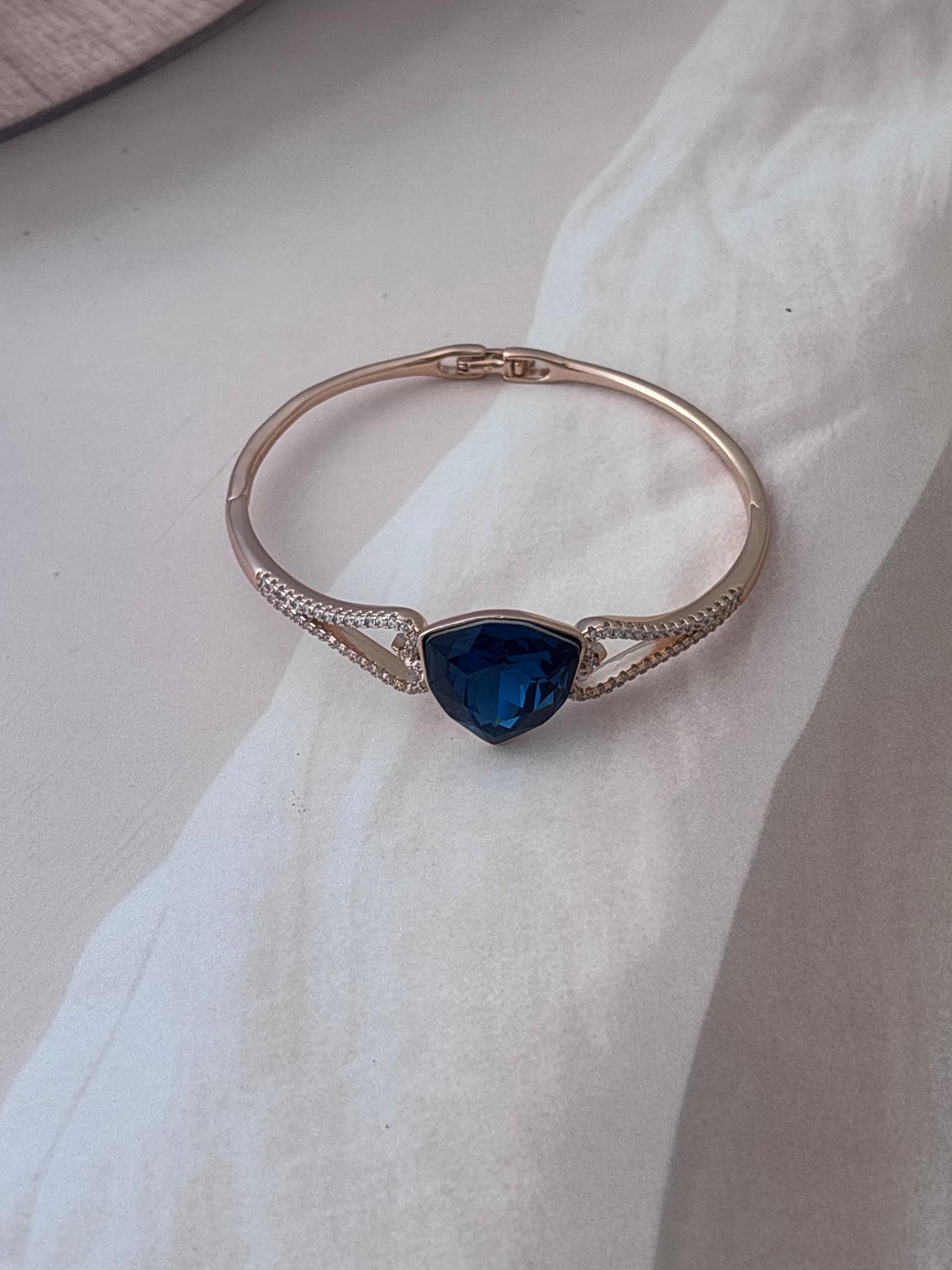 Bella Blue stone Bracelet Kada