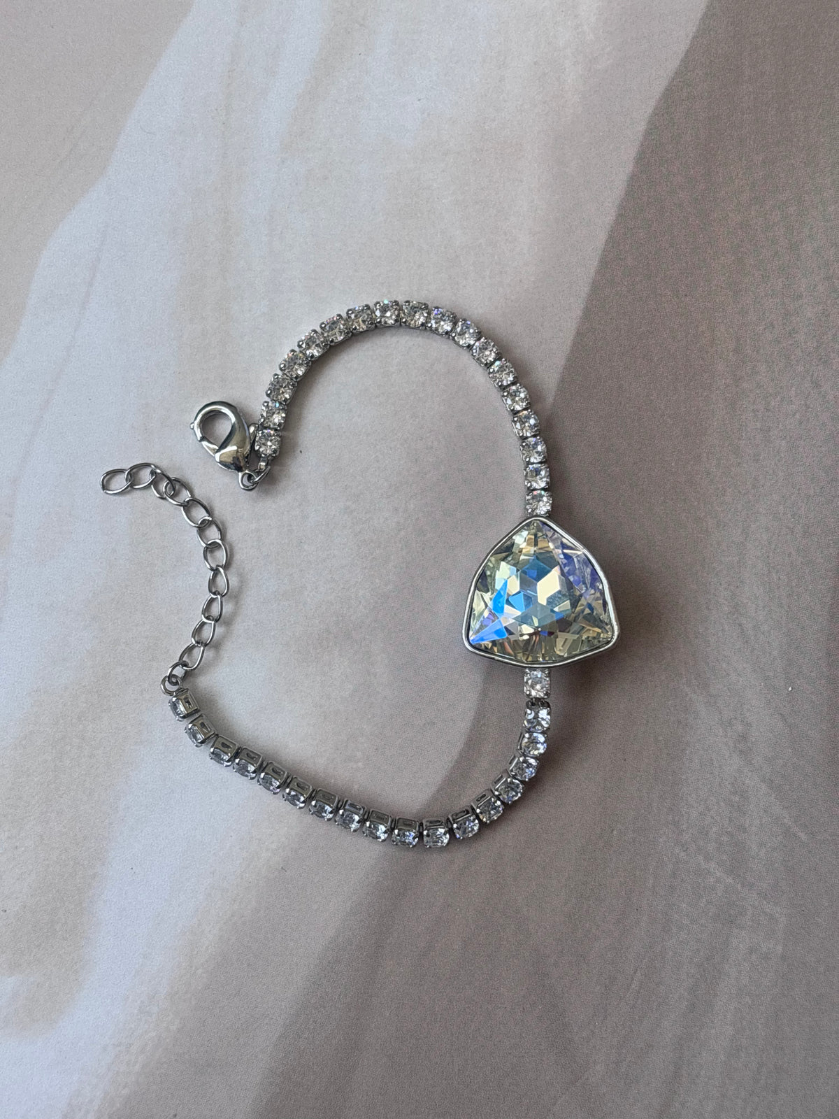 Chunky White AD Stud bracelet