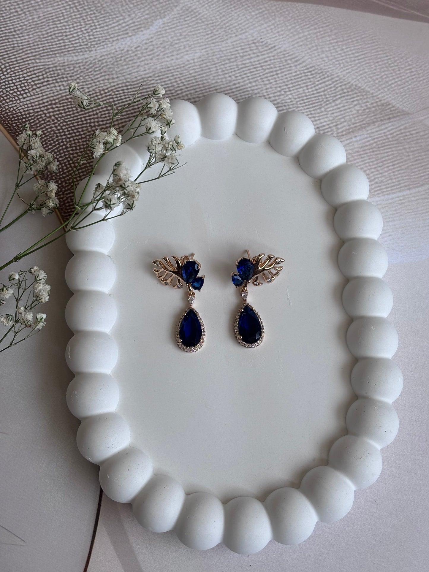 Blue Drop Me Earrings