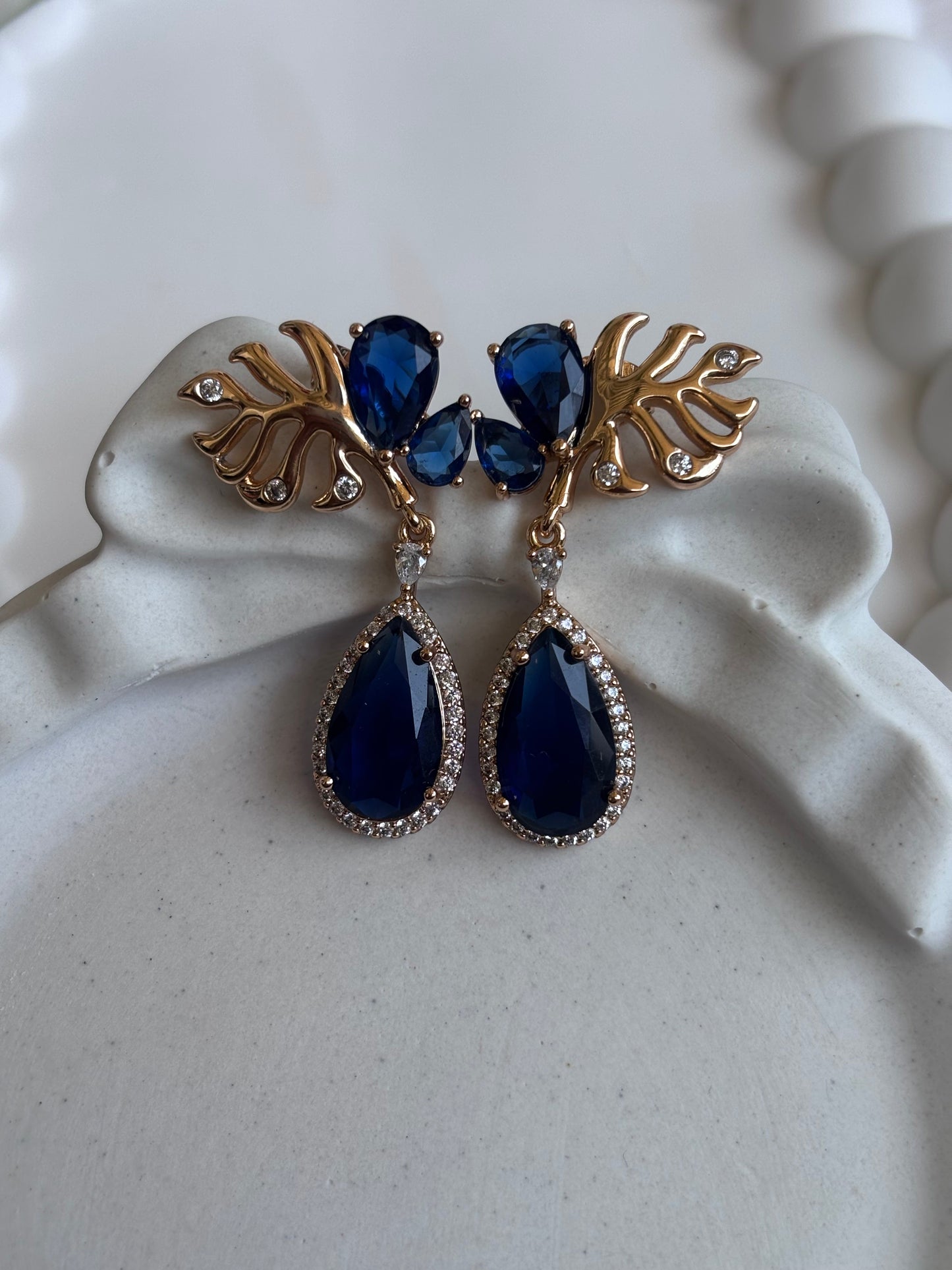 Blue Drop Me Earrings