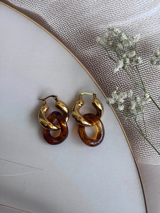 Encircle Acrylic Me Earrings