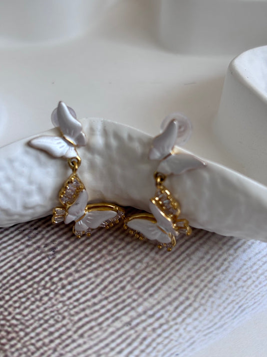 Delicate Darling Butterfly earrings