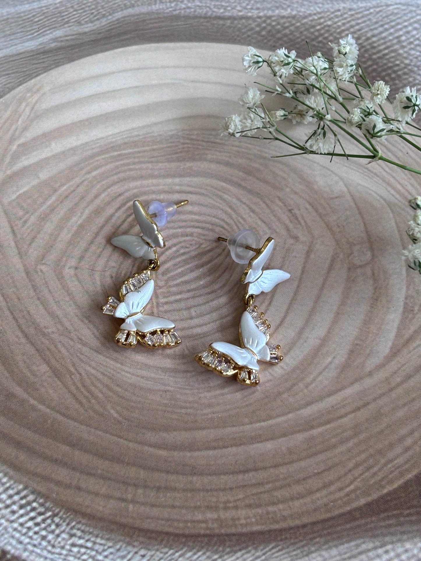 Delicate Darling Butterfly earrings