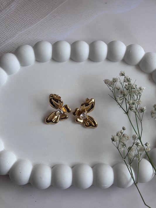 Hearty Butterfly Studs