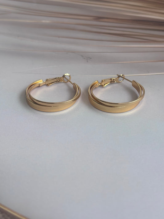 Layery Statement hoop earrings