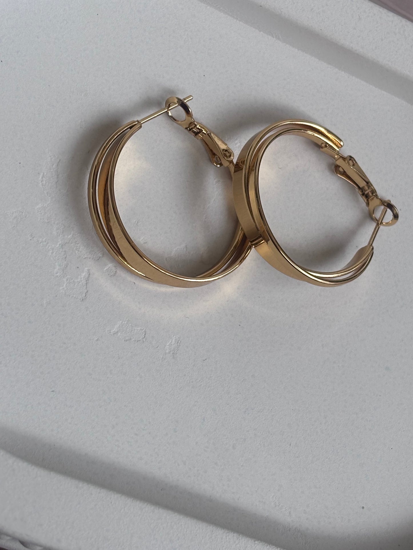 Layery Statement hoop earrings