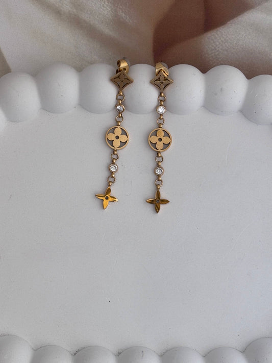LV.. Dangler earring