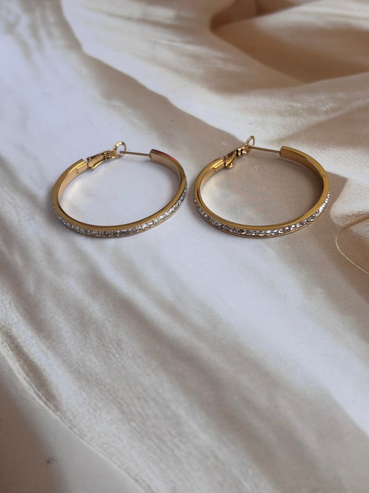 Timeless Studded Hoops