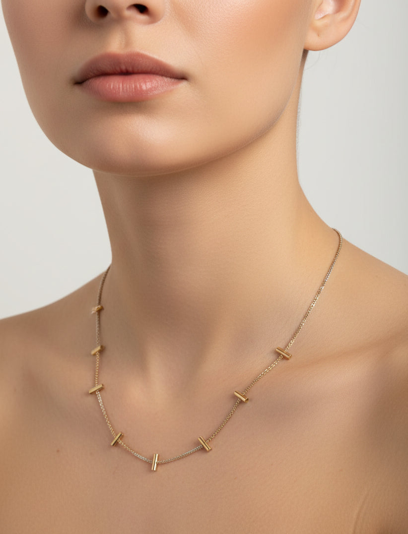 Vertical Statement Necklace