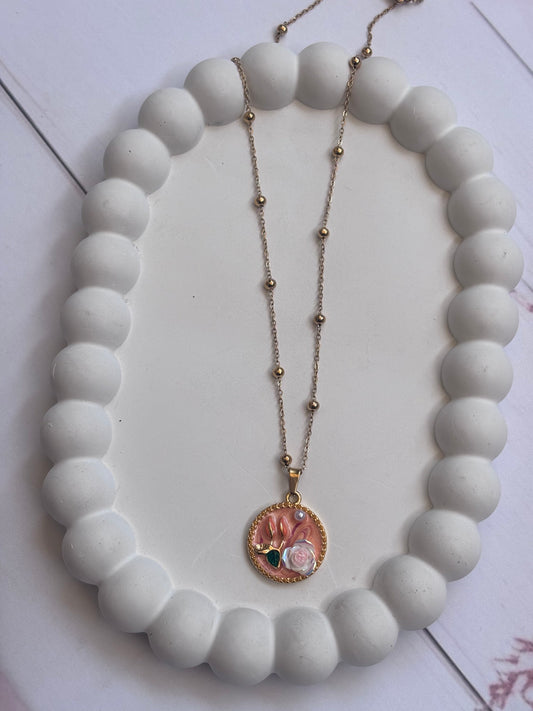 Blush Rose Necklace