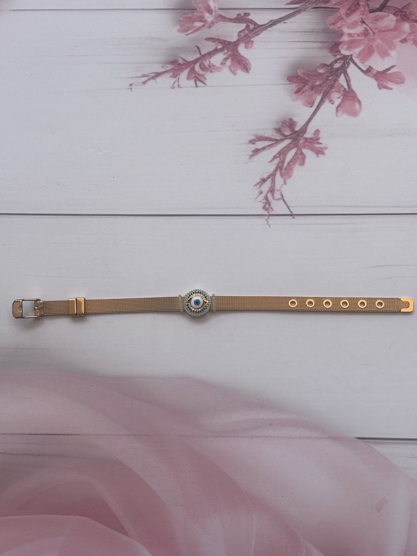 Signature evil eye Belt bracelet