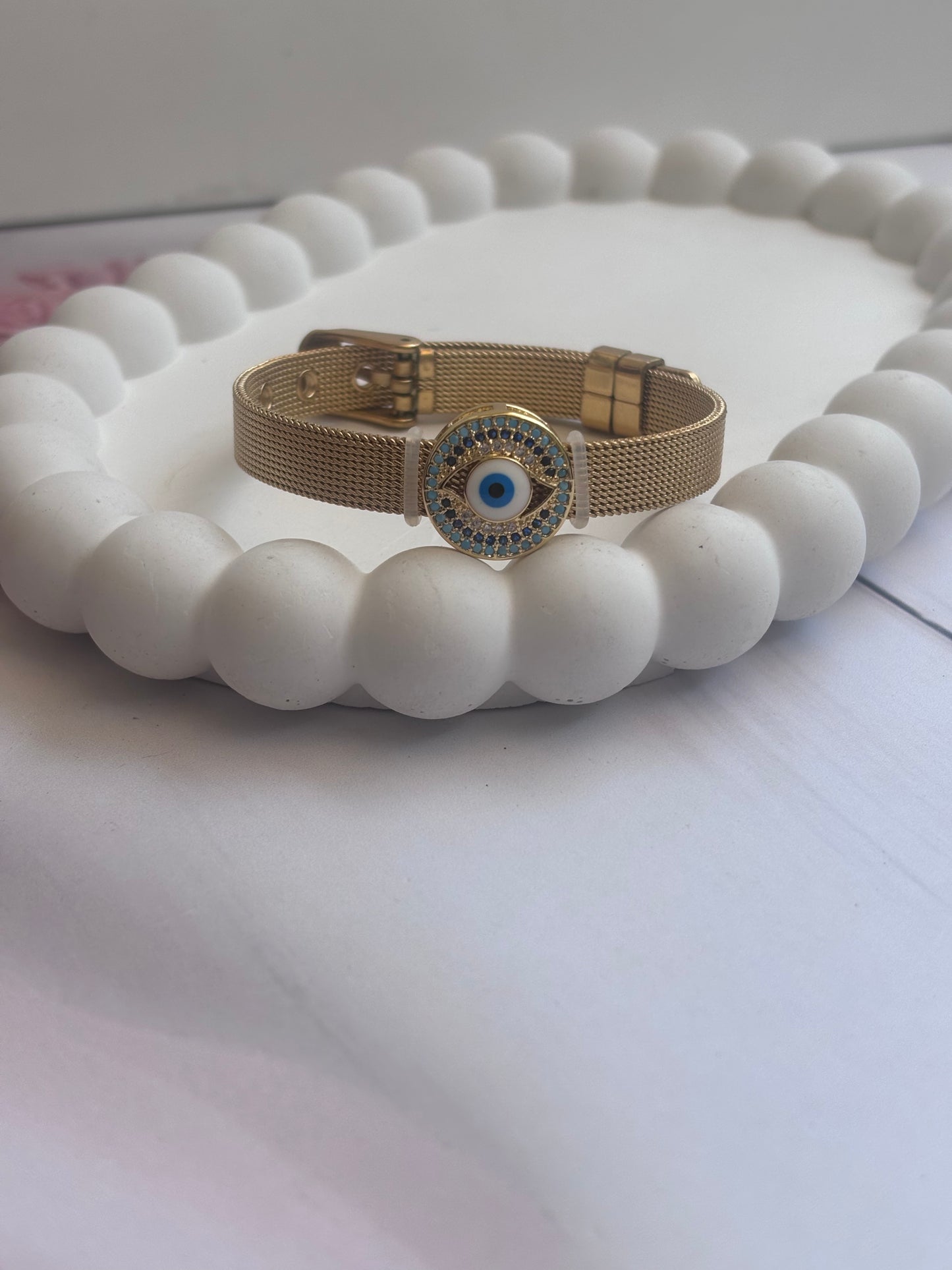 Signature evil eye Belt bracelet