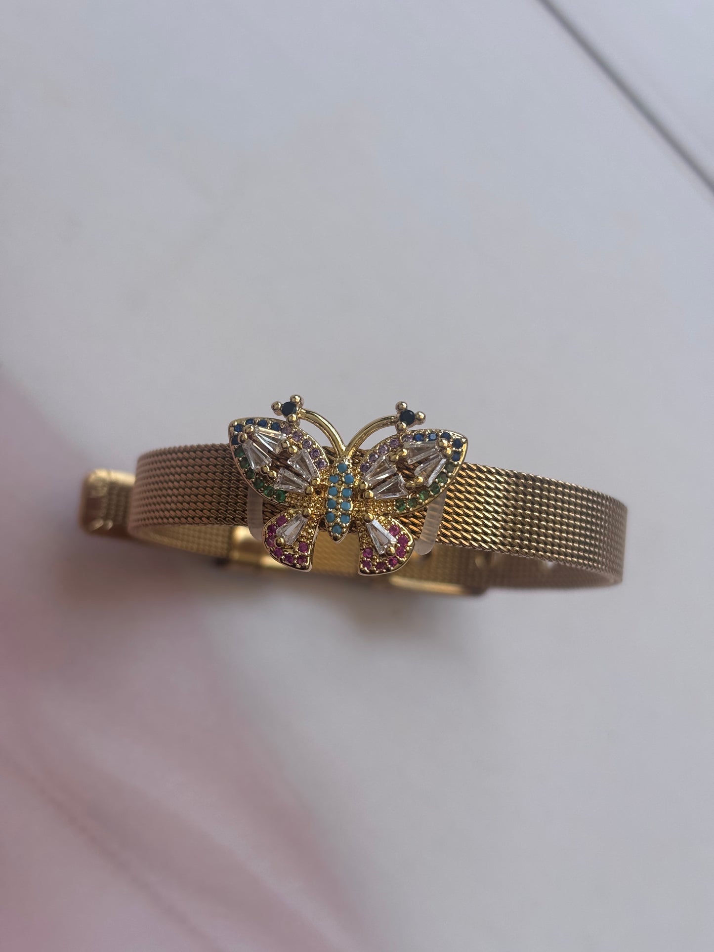 Zircon Butterfly belt bracelet