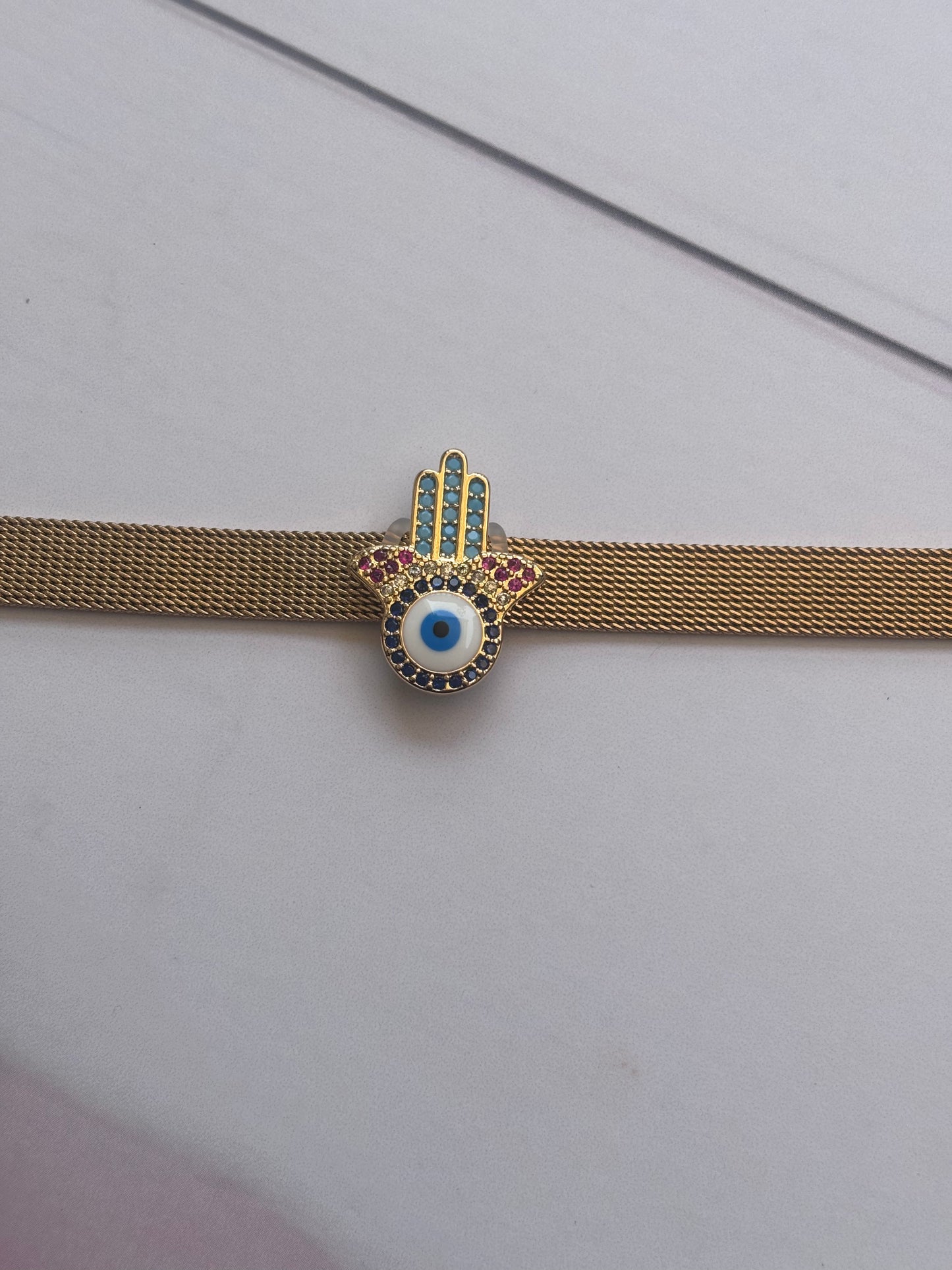 Evil Eye Palm Belt Bracelet