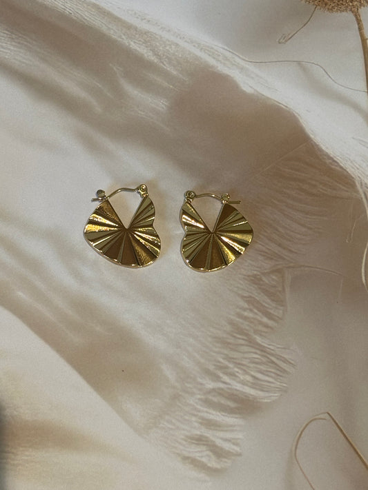 Golden call me bae hoops